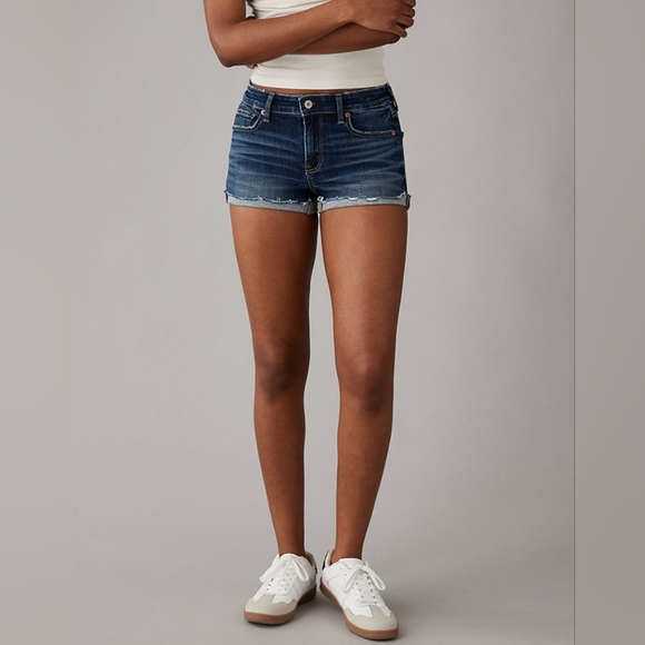 American Eagle Jean Shorts  size 6 - Picture 1 of 8